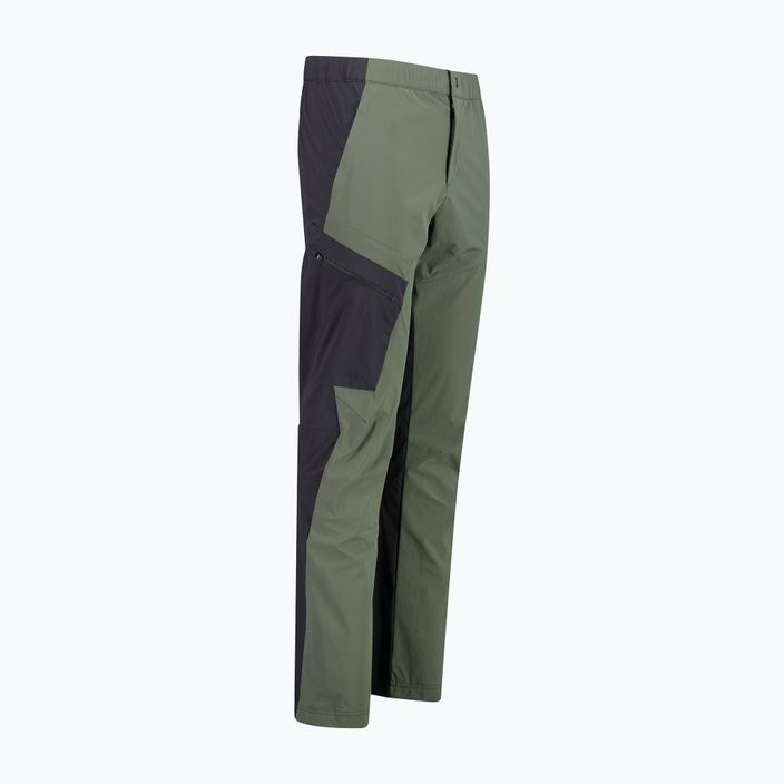 Мъжки панталони за трекинг на CMP, зелени 33T6627/E319 4