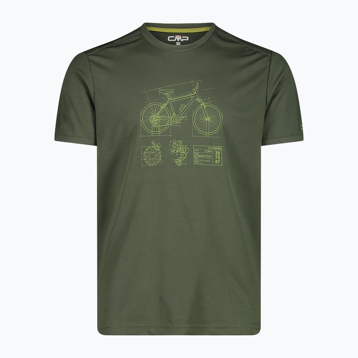 Мъжка риза за трекинг на CMP зелена 30T5057/E319