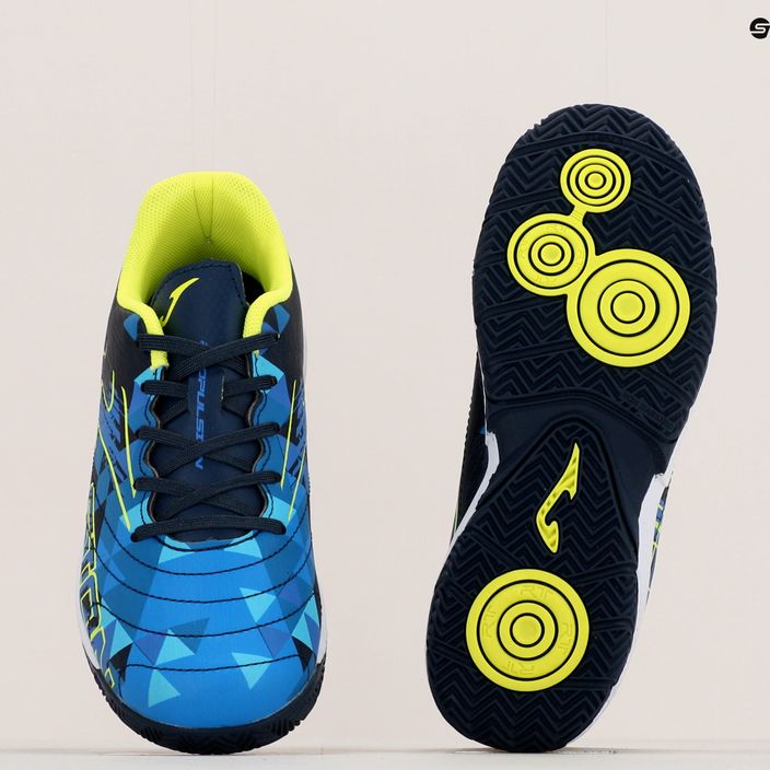 Детски футболни обувки Joma Propulsion IN в тъмносиньо/жълто 13