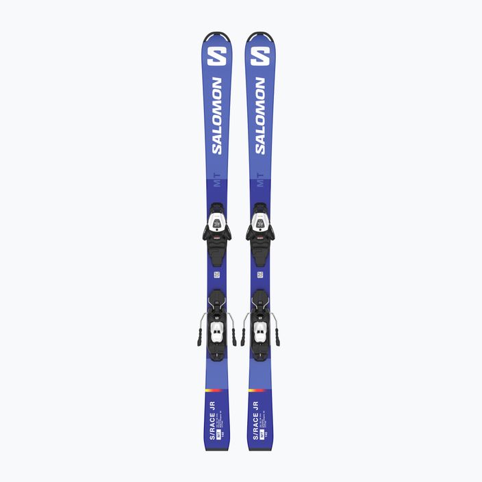 Детски ски за спускане Salomon S/Race MT Jr + L6 race blue/white 6