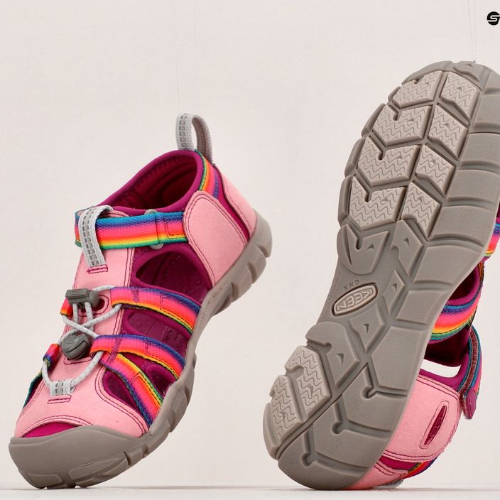 Детски сандали за трекинг Keen Seacamp II CNX в розов цвят 1027421 16
