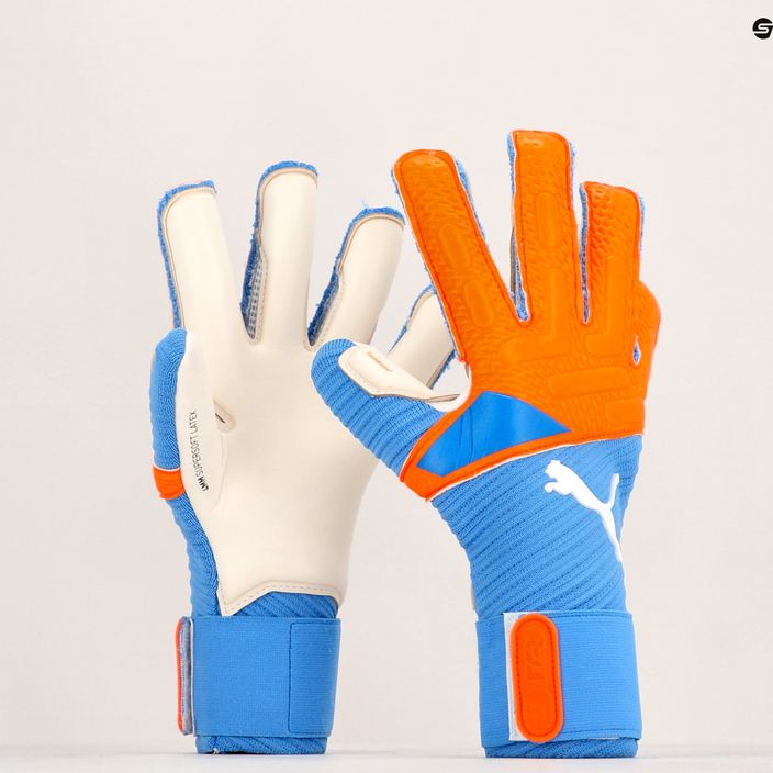 PUMA Future Pro Sgc оранжеви и сини вратарски ръкавици 041843 01 8