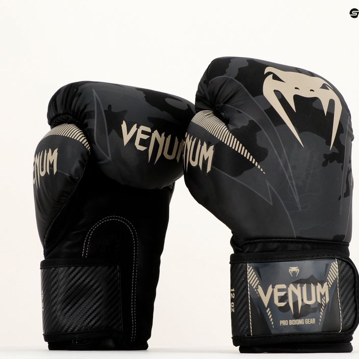 Venum Impact боксови ръкавици черно-сиви VENUM-03284-497 12