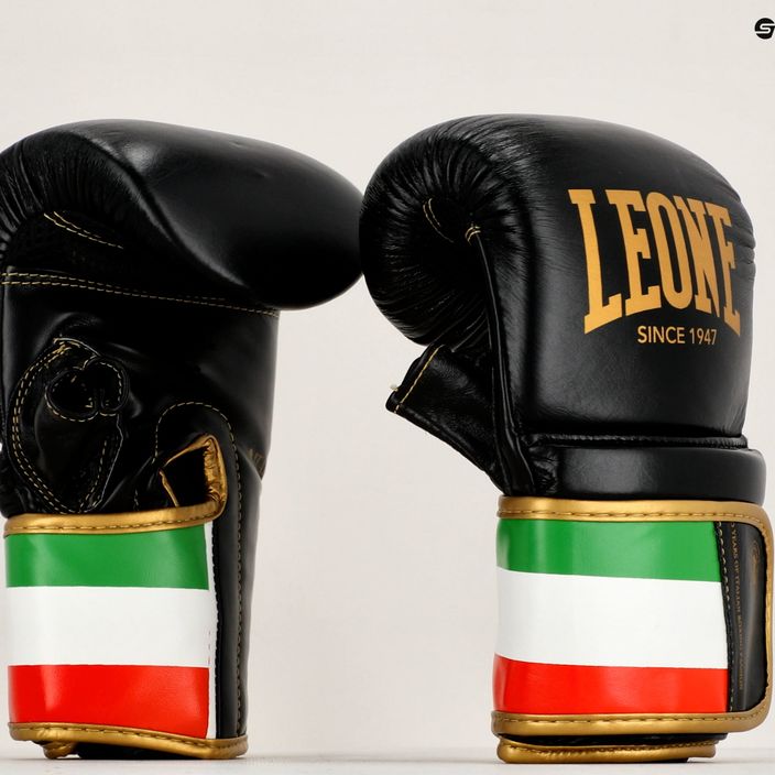 Боксови ръкавици Leone 1947 Италия черни GS090 8
