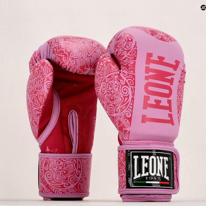 Розови боксови ръкавици Leone Maori GN070 14