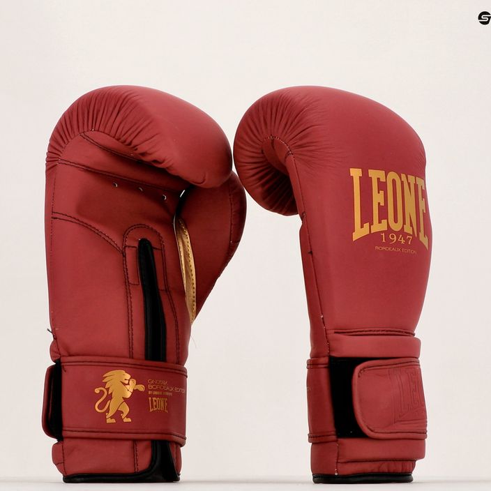 Боксови ръкавици Leone Bordeaux maroon GN059X 8