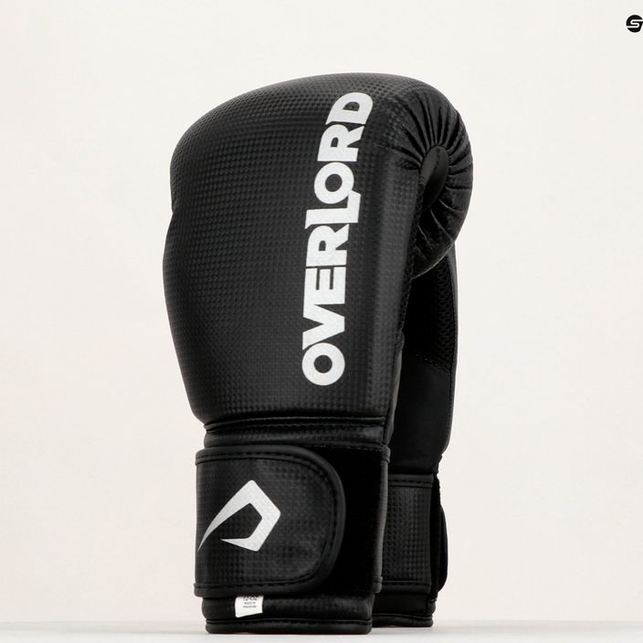 Кевларени боксови ръкавици Overlord черни 100005-BK/10OZ 11