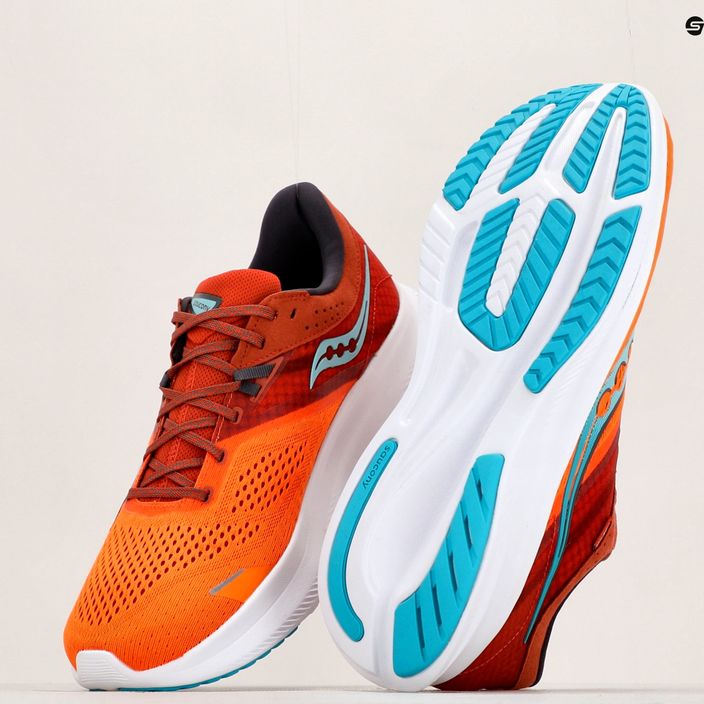 Мъжки обувки за бягане Saucony Ride 16 оранжево-червени S20830-25 18