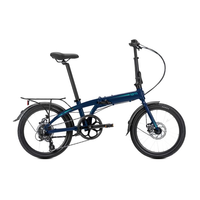 Сгъваем градски велосипед Tern Link B8 тъмно синьо 7