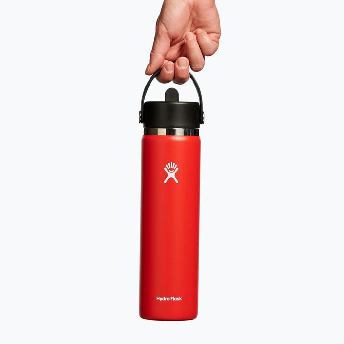 Термобутилка Hydro Flask Wide Flex Straw 710 ml червена W24BFS612 4