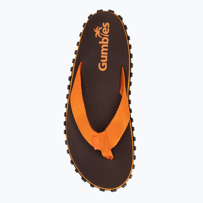 Gumbies Duckbill кафяви / оранжеви джапанки 5