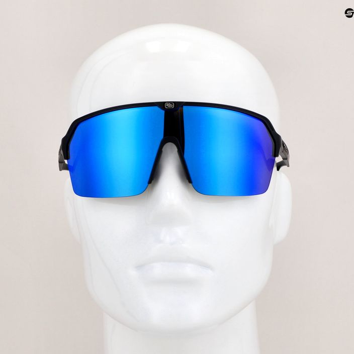 Rudy Project Spinshield Air черни матови/мултилазерни сини очила за колоездене SP8439060003 8