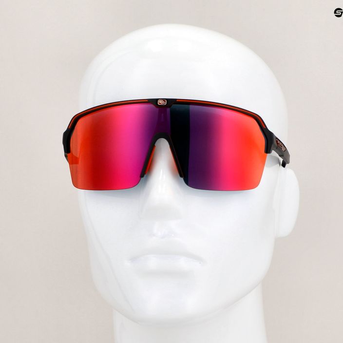 Rudy Project Spinshield Air черни матови/мултилазерни червени очила за колоездене SP8438060002 8