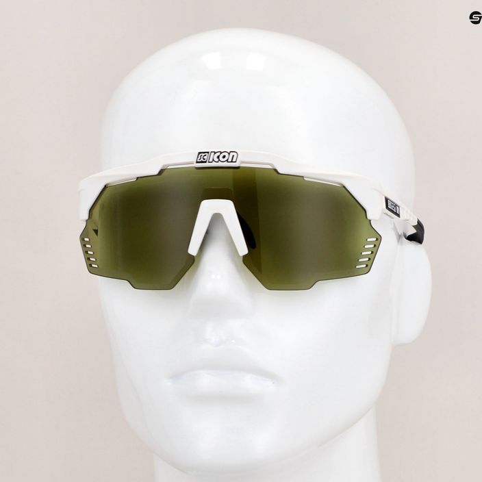 Очила за колоездене SCICON Aeroshade Kunken white gloss/scnpp green trail EY31150800 8