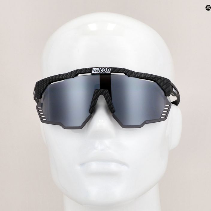 SCICON Aeroshade Kunken carbon matt/scnpp multimirror silver слънчеви очила EY31081200 8