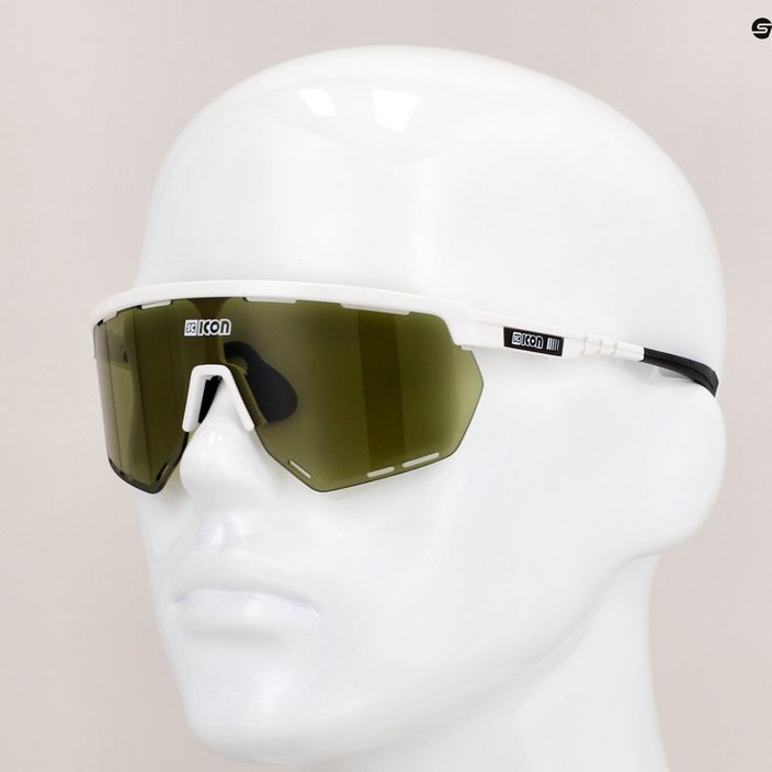 Очила за колоездене SCICON Aerowing white gloss/scnpp green trail EY26150800 11