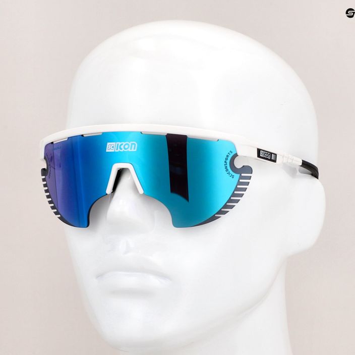 SCICON Aerowing Lamon бели гланц/cnpp многоогледални сини слънчеви очила EY30030800 9