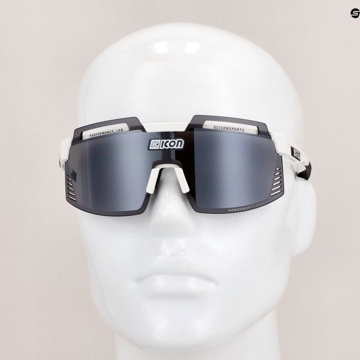 Велосипедни очила SCICON Aerowatt Foza white gloss/scnpp multimirror silver EY38080800 8