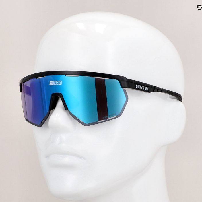 SCICON Aerowing черни гланцови/scnpp многоогледални сини очила за колоездене EY26030201 9