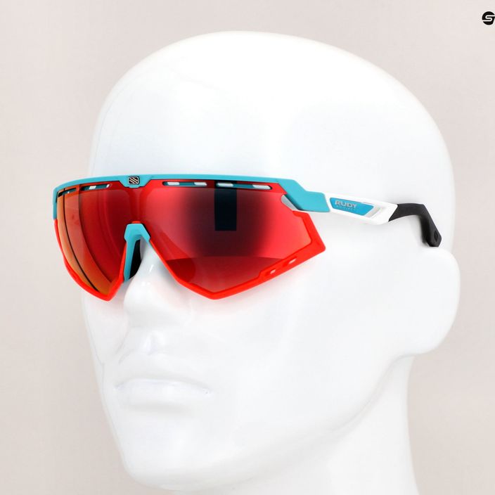 Rudy Project Defender изумрудено бяло матово / мултилазерно червени слънчеви очила SP5238230000 9