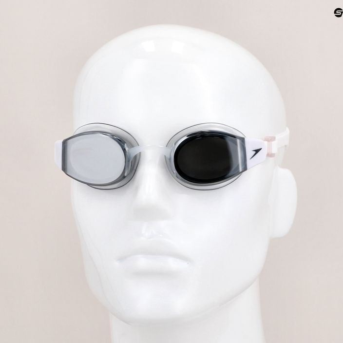 Очила за плуване Speedo Mariner Pro Mirror бели 8-00237314553 11