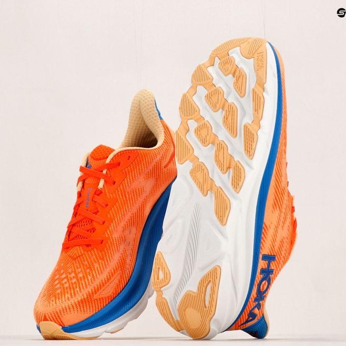 Мъжки обувки за бягане HOKA Clifton 9 orange 1127895-VOIM 12