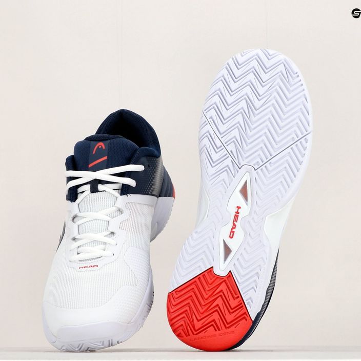 Мъжки обувки за тенис HEAD Revolt Evo 2.0 в бяло и морско 273232 16