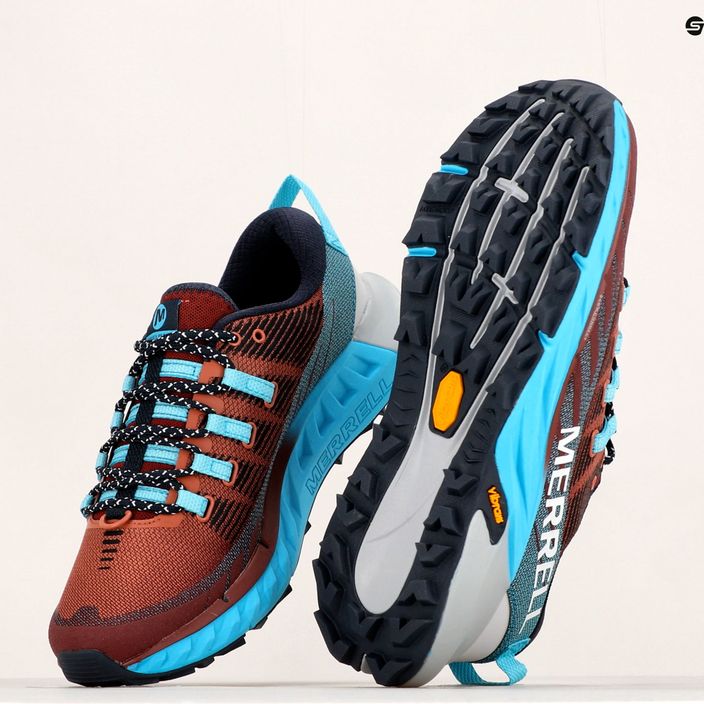 Merrell Agility Peak 4 дамски обувки за бягане бордо-синьо J067546 19