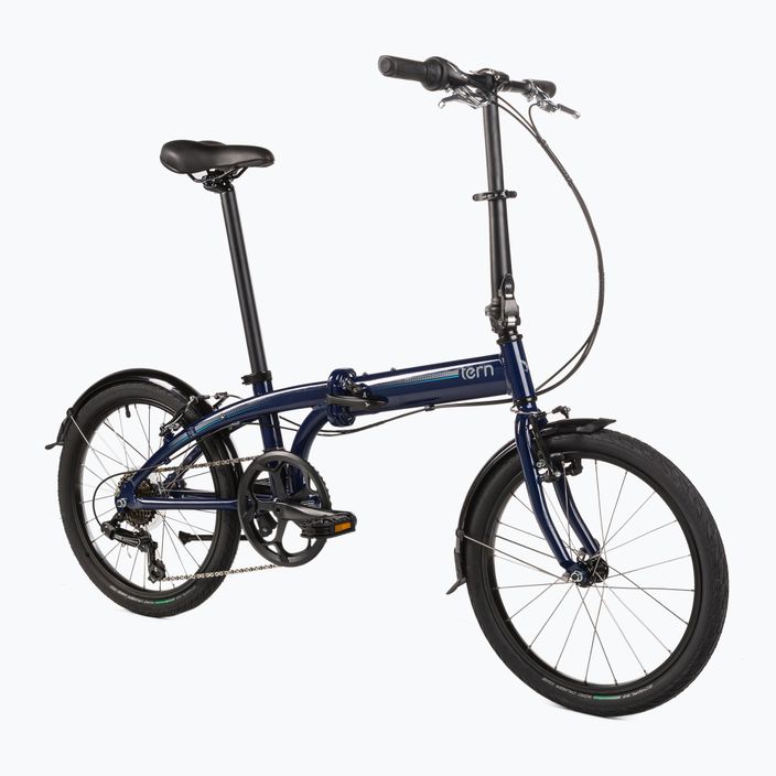 Сгъваем градски велосипед Tern LINK B7 тъмносин 2