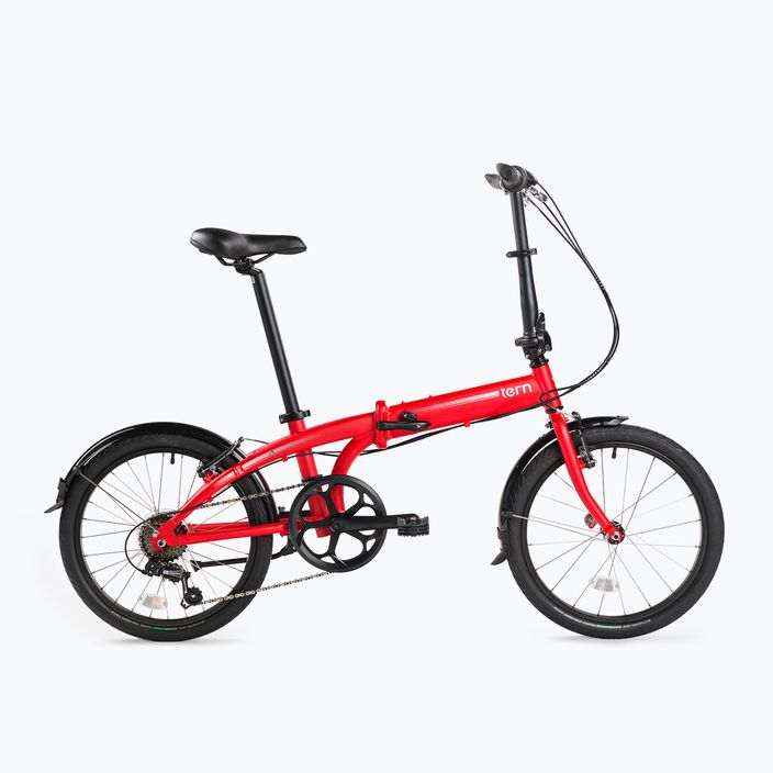 Сгъваем градски велосипед Tern червен LINK B7