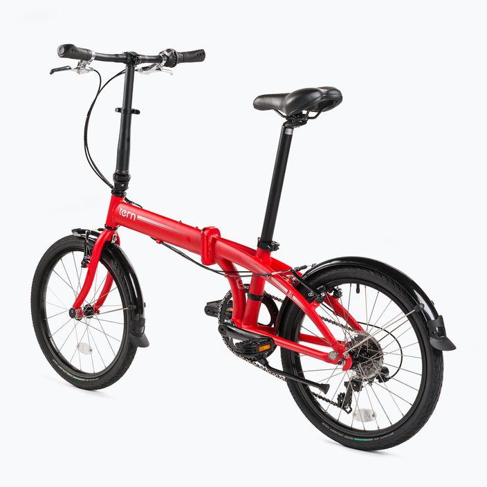 Сгъваем градски велосипед Tern червен LINK B7 3