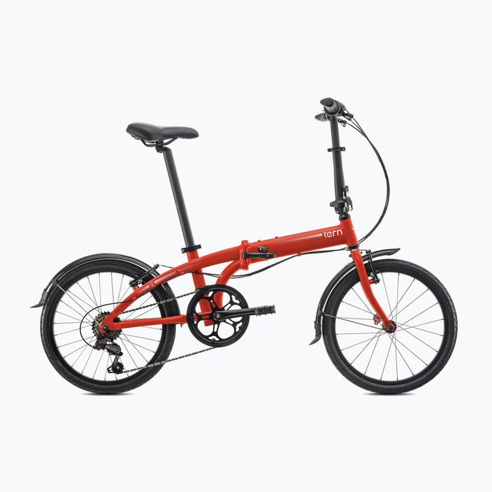 Сгъваем градски велосипед Tern червен LINK B7 7