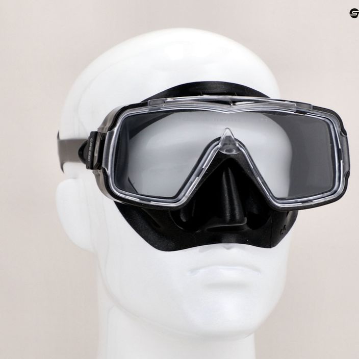 Cressi Sirena маска за гмуркане с шнорхел черна DN202000 8