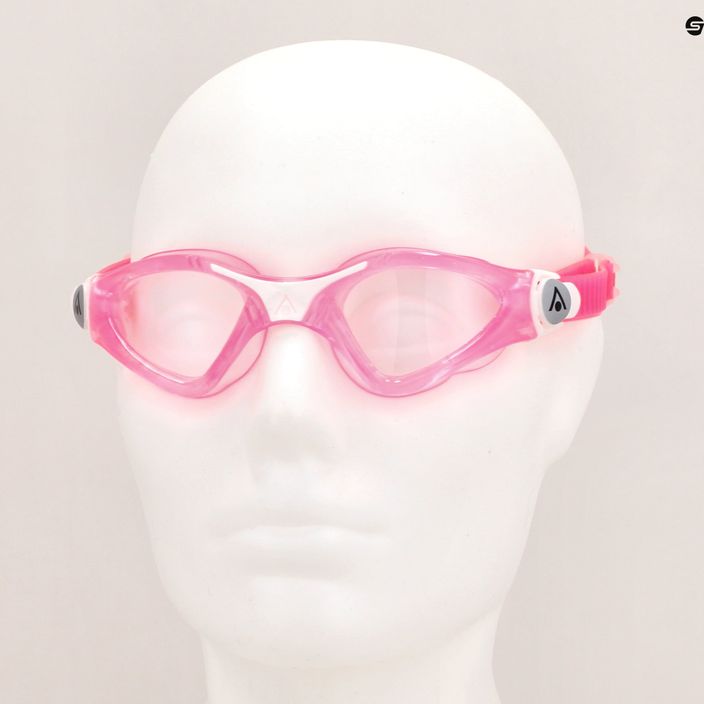Aquasphere Kayenne розови / бели / прозрачни лещи детски очила за плуване EP3190209LC 7