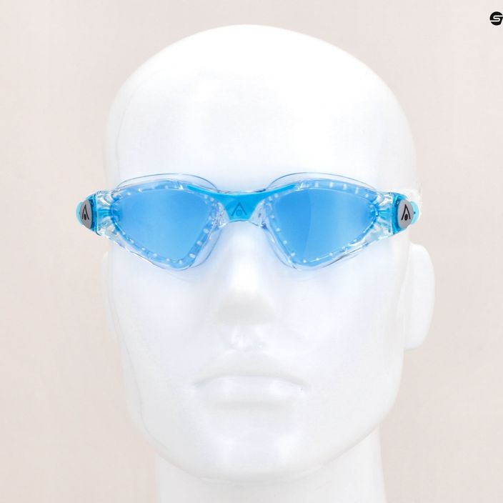Aquasphere Kayenne прозрачни / тюркоазени детски очила за плуване EP3190043LB 8