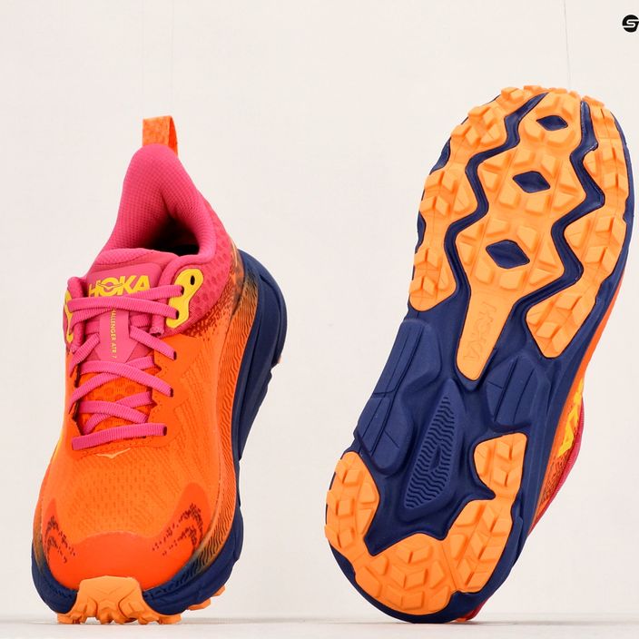 Дамски обувки за бягане HOKA Challenger ATR 7 GTX orange-pink 1134502-VOPY 14