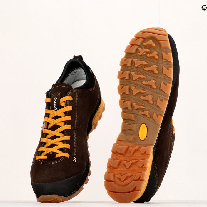 Мъжки обувки за преходи AKU Bellamont III Suede GTX кафяво-жълт 504.3-222-7 13