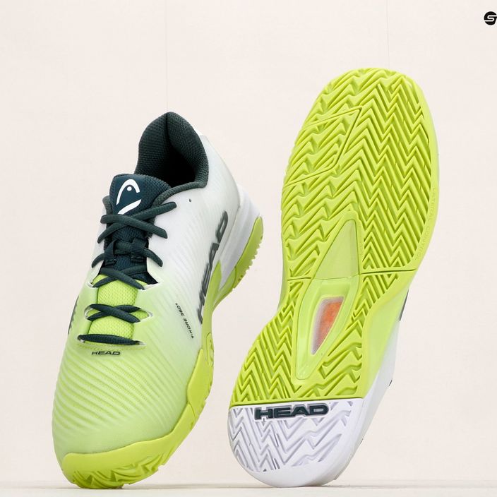 HEAD Revolt Pro 4.0 мъжки обувки за тенис в зелено и бяло 273263 12
