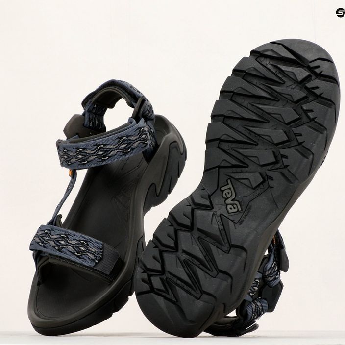 Мъжки сандали за туризъм Teva Terra Fi 5 Universal в черно и тъмносиньо 1102456 17