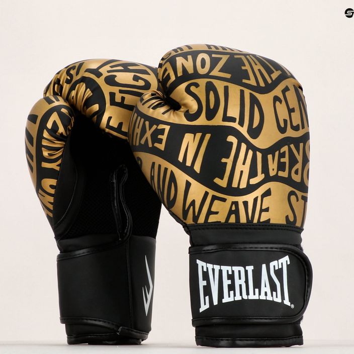 Everlast Spark черни/златни боксови ръкавици EV2150 BLK/GLD 9