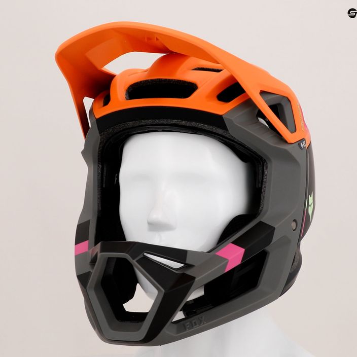 Fox Racing Proframe RS каска за велосипед CLYZO черно-оранжева 30920_009 13