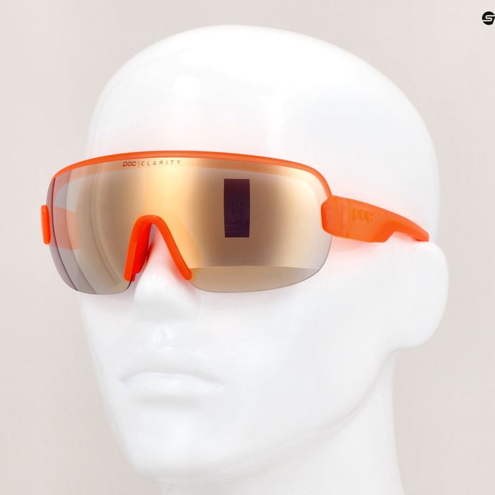Очила за велосипеди POC Aim fluorescent orange translucent/clarity road gold 6
