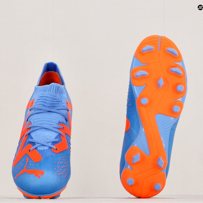 Детски футболни обувки PUMA Future Match FG/AG JR синьо/оранжево 107195 01 16