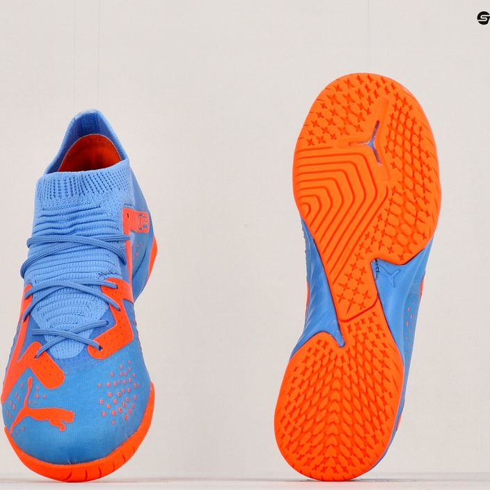 Детски футболни обувки PUMA Future Match IT+Mid JR синьо/оранжево 107198 01 18