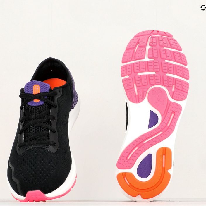 Under Armour дамски обувки за бягане W Hovr Sonic 6 black / galaxy purple / pink shock 3026128 16