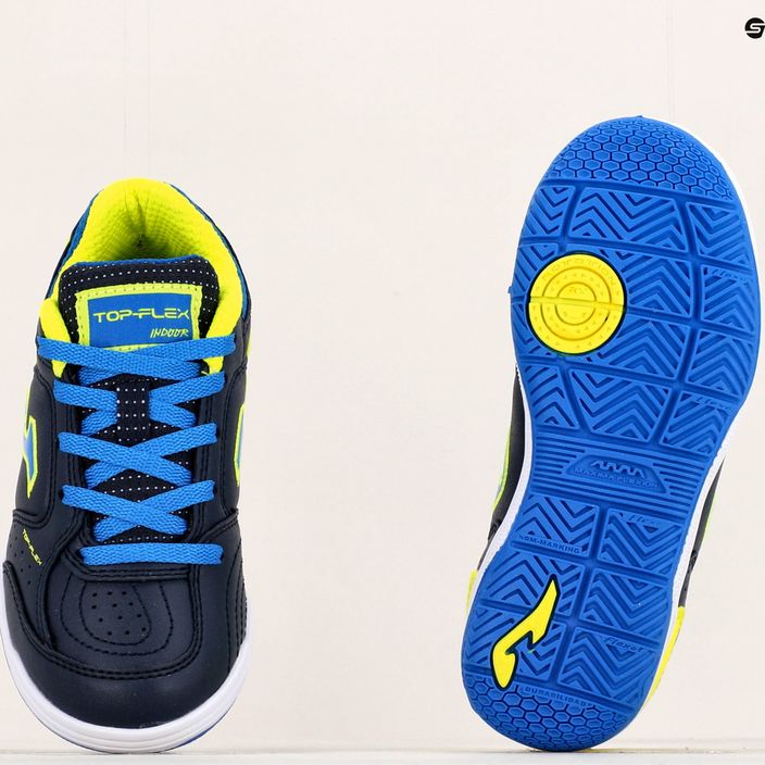 Детски футболни обувки Joma Top Flex IN navy/yellow 13