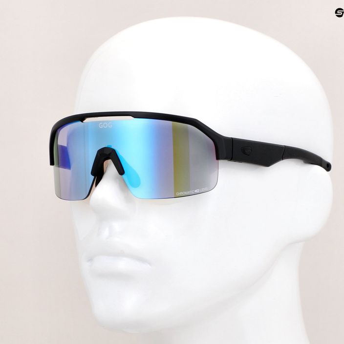 Очила за колоездене GOG Thor C матово черно / полихроматично синьо E600-1 12