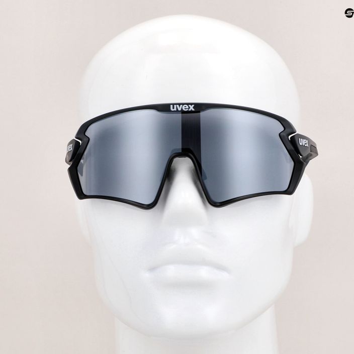 UVEX Sportstyle 231 2.0 сиво-черен мат/огледално сребристо очила за колоездене 53/3/026/2506 11