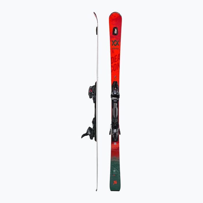 Völkl Deacon 74+RMotion2 12 GW ски за спускане червено/сиво 121151/6877T1.VB 2