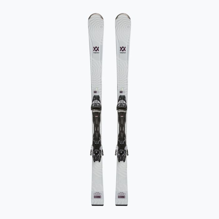 Дамски ски за спускане Völkl Flair 76 Elite + vMotion 10 GW white/berry